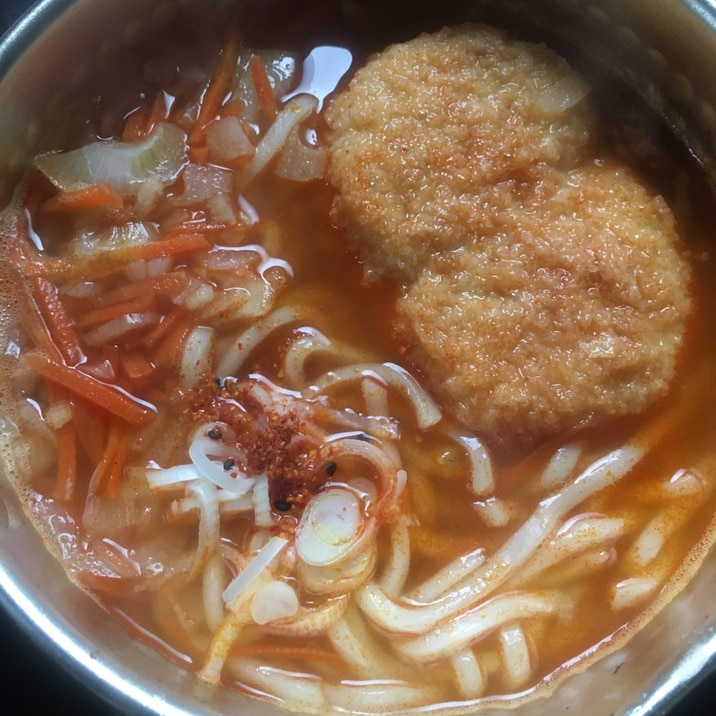 コロッケカレーうどん